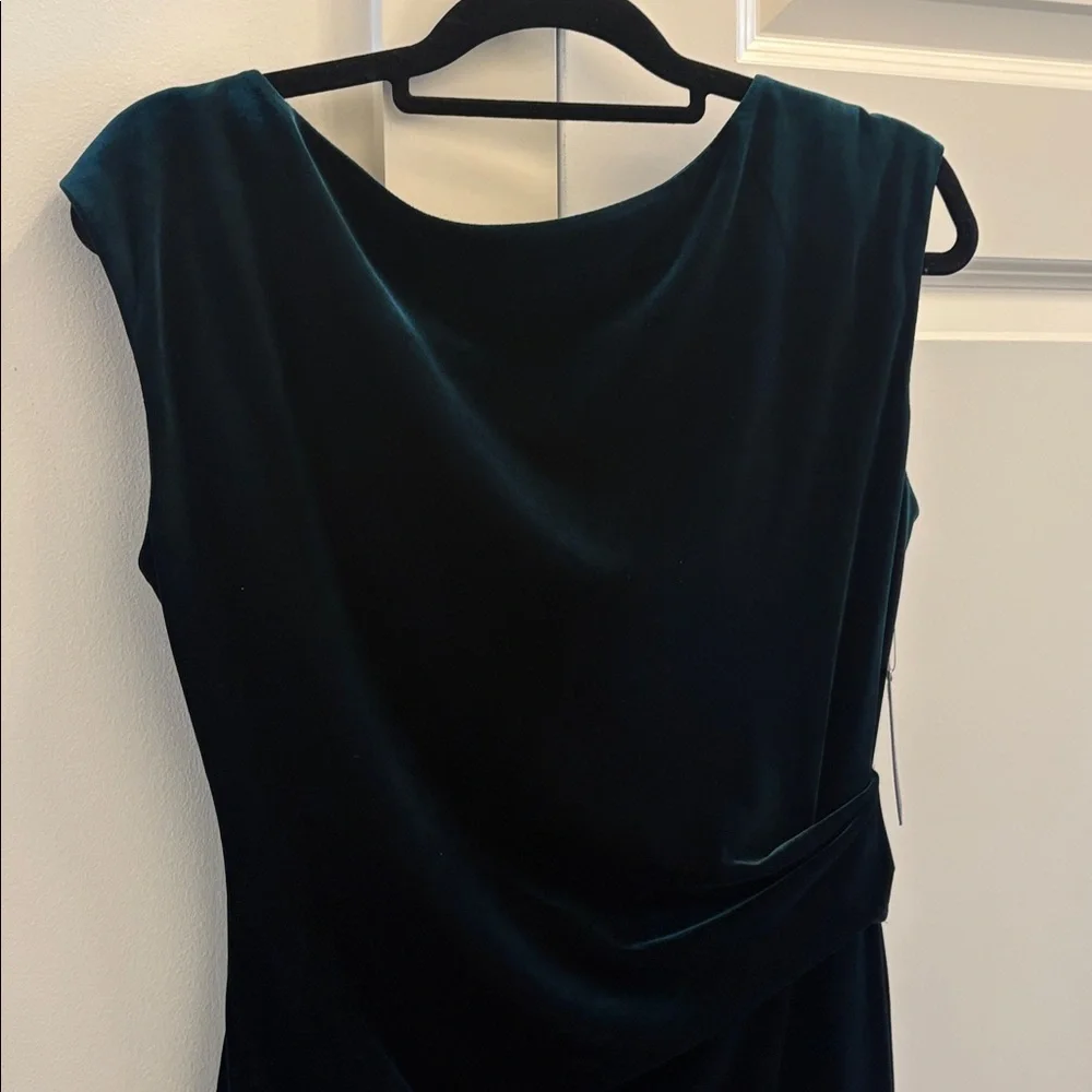 Vince Camuto Emerald Draped Dress - Picture 5 of 8